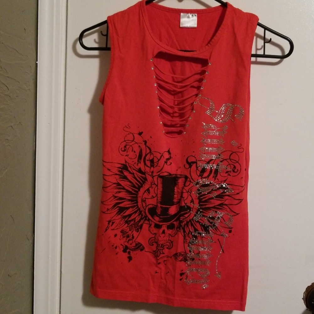 Saint and sinner cut out top